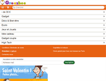 Tablet Screenshot of greezbee.com